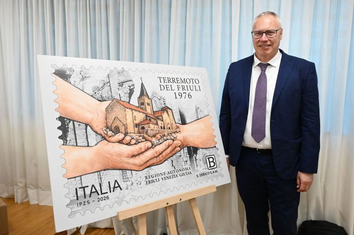 50 anni terremoto. Bordin: "Francobollo celebra una realtà unica del Friuli"