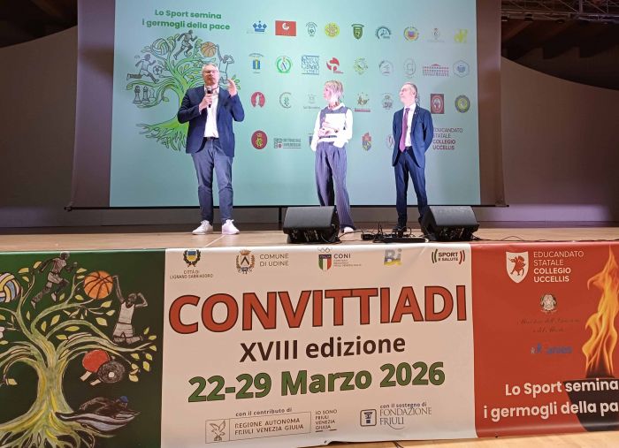 Convittiadi 2026. Bordin ai ragazzi "divertitevi, siete il nostro futuro" 