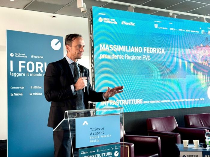 Infrastrutture. Fedriga, "asse Fvg-Veneto è leva per la competitività"