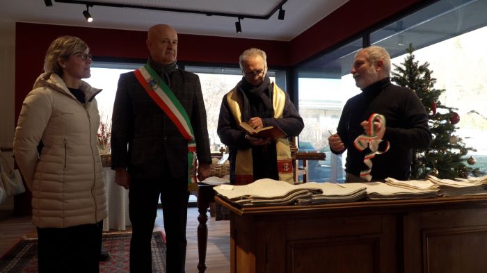 Inaugurazione della nuova sede della Carnica Arte Tessile