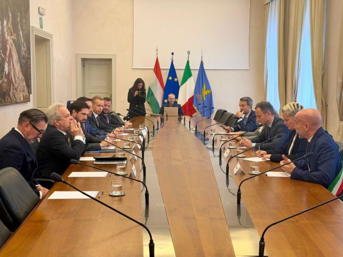 Fvg e Ungheria unite da storia e futuro: delegazione ungherese incontra Fedriga
