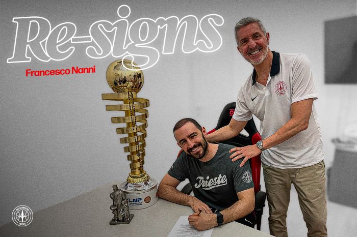 Francesco Nanni rinnova con Pallacanestro Trieste: “Orgoglioso di far parte di questo percorso”