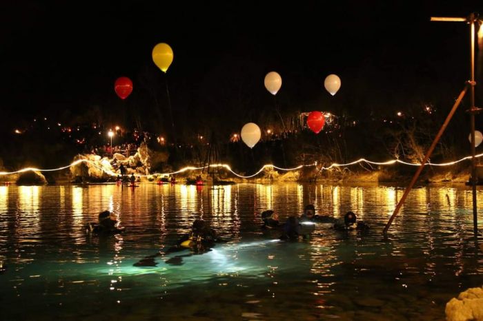Tradizionalissimo Natale subacqueo al Lago di Cornino