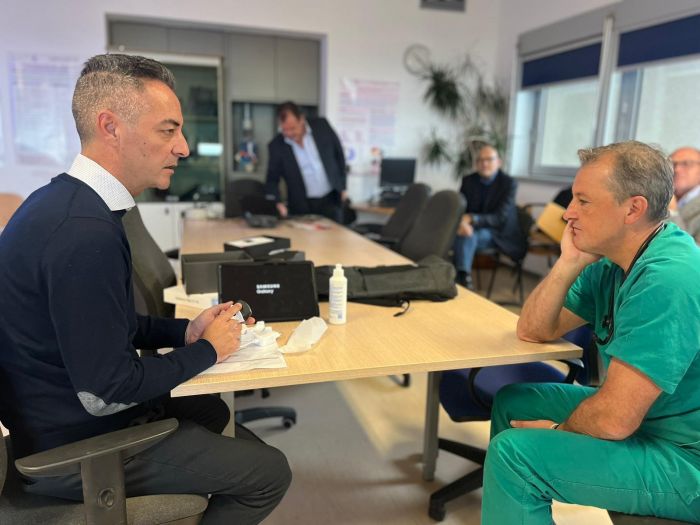 Donato un ecografo palmare Cerbero 4.0 al Pronto Soccorso e Medicina d'Urgenza Cattinara