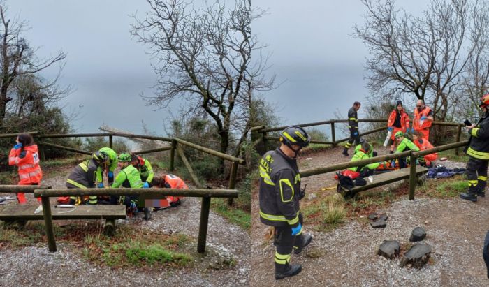 Soccorsa una donna anziana sul sentiero Rilke a Duino Aurisina