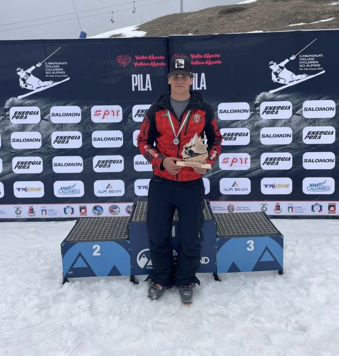 Sci alpino. Ai campionati italiani Children di Pila, Dagri del "70" argento nello skicross allievi 
