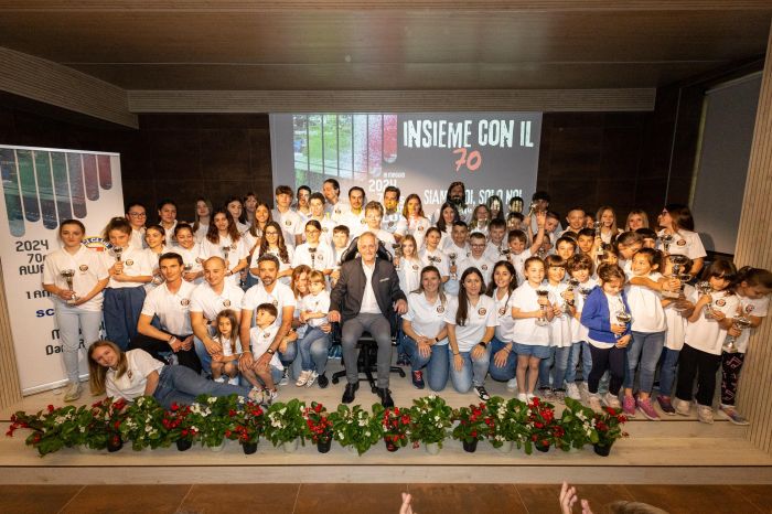Sci Club 70, premiate le squadre 2023/24 dello SCI CLUB 70 con un evento dedicato a Dario Rinaldi
