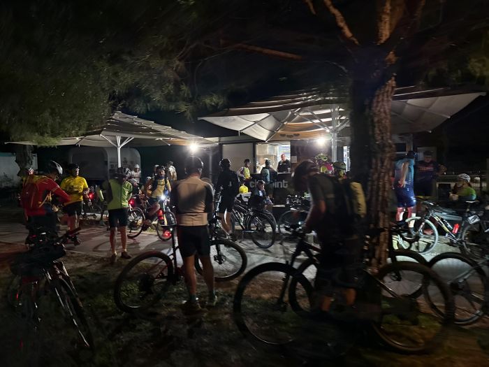 Bike Night Parenzana Treesport, la magia di 260 ciclisti da Trieste a Parenzo