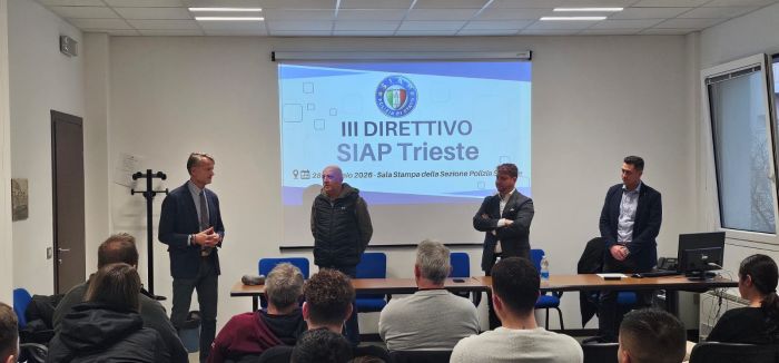 SIAP Trieste: si è riunito il terzo Direttivo Provinciale, focus su organici e benessere del personale