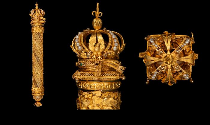 Miramare, esposto il prezioso scettro dell’imperatrice Carlotta: mostra nel restaurato Salottino Orientale