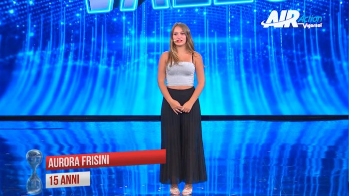 La giovanissima triestina Aurora Frisini protagonista a “Tu si quel vales” questa sera in diretta su Trieste Cafe 