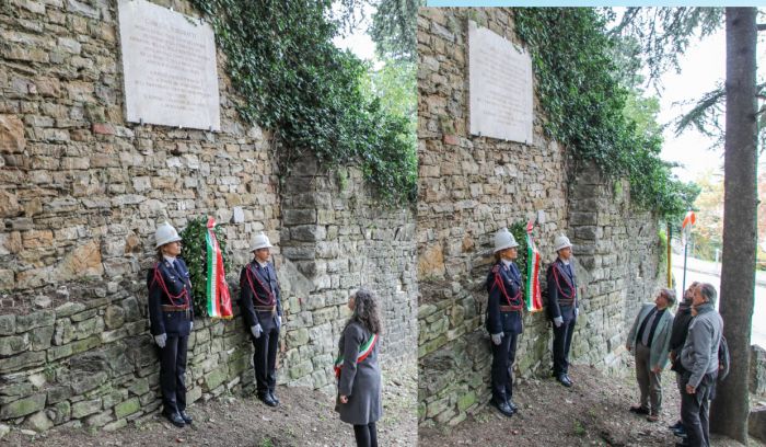 Gabriele Foschiatti, ricordato con la deposizione di una corona d'alloro nel Parco della Rimembranza