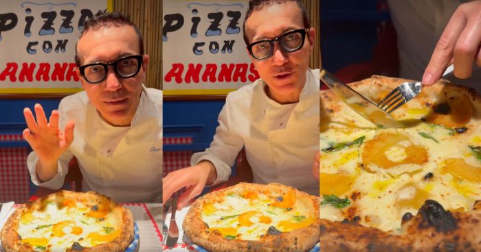 Sorbillo sdogana la pizza all'ananas e il web insorge
