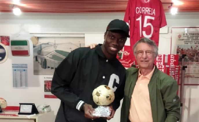 Centro Coordinamento Triestina Club, Omar Correia alabardato dell'anno