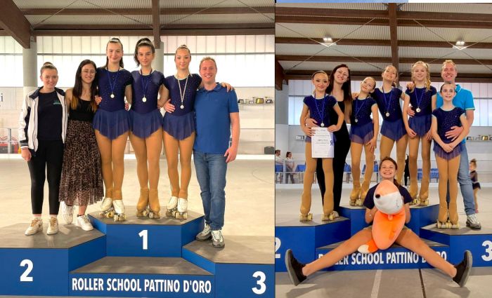 Campionati regionali di pattinaggio artistico, a Cervignano trionfo dei muggesani Roller University 