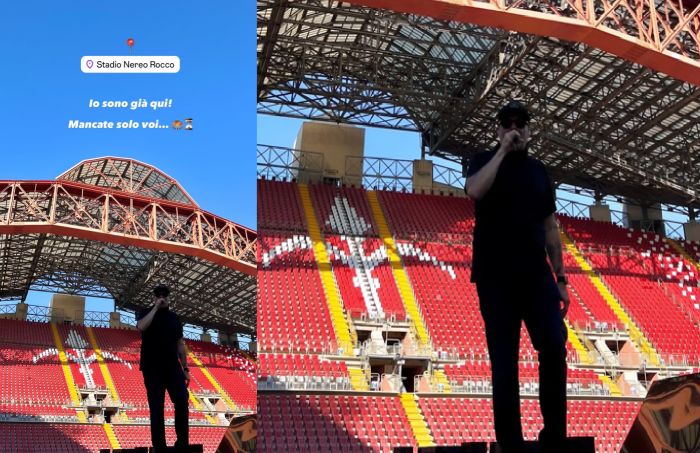 Max Pezzali a Trieste! In corso le prove per la "data zero" di domenica al Rocco!