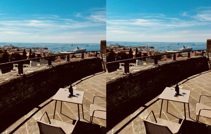 San Giusto, riapre il bar panoramico del bastione rotondo: tornano i tavolini affacciati sul panorama!