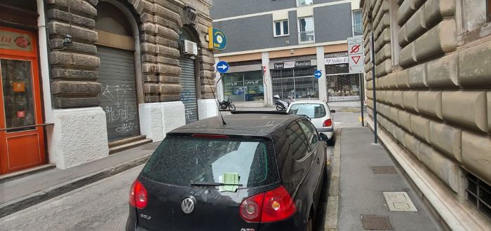Via Nordio, auto sta raccogliendo sanzioni su sanzioni per diverse infrazioni 