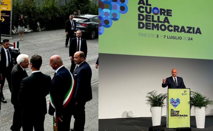 Settimana dei cattolici in Italia, il Sindaco Dipiazza ha accolto il Presidente Mattarella