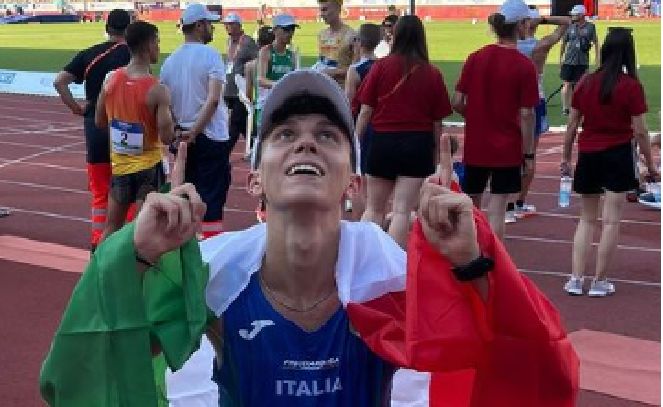 Medaglia d'oro per il marciatore triestino Under 18, Alessio Coppola