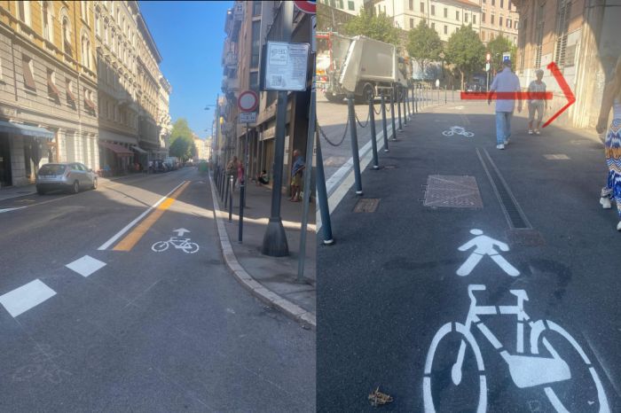 Nuova ciclabile monodirezionale davanti alla scuola, PD: un progetto senza confronto
