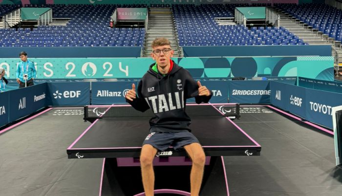 Tennistavolo, comincia il sogno paralimpico Matteo Parenzan: primo ostacolo australiano 