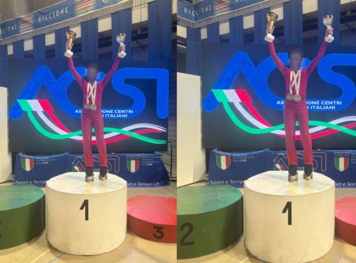 Pattinaggio, il giovane triestino Michele Ruggeri due volte Campione italiano! 