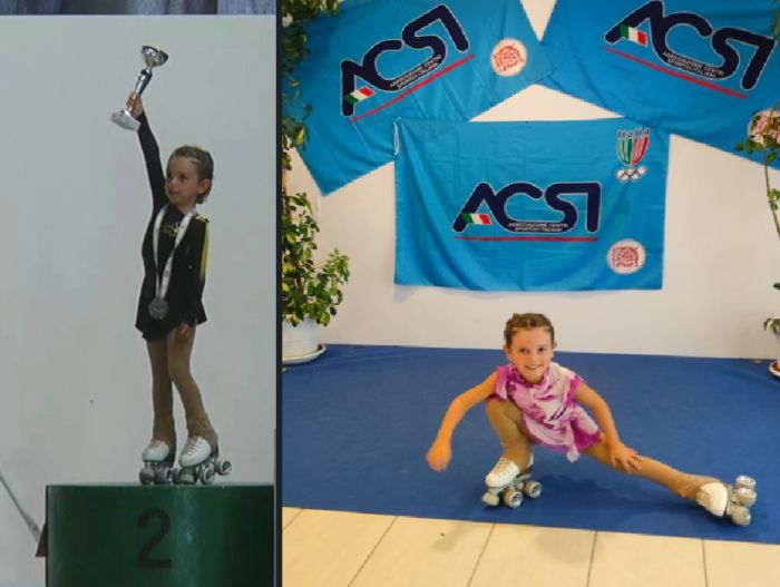  Campionato Nazionale ACSI 2024, la 4enne Noemi seconda in Italia nel pattinaggio artistico!