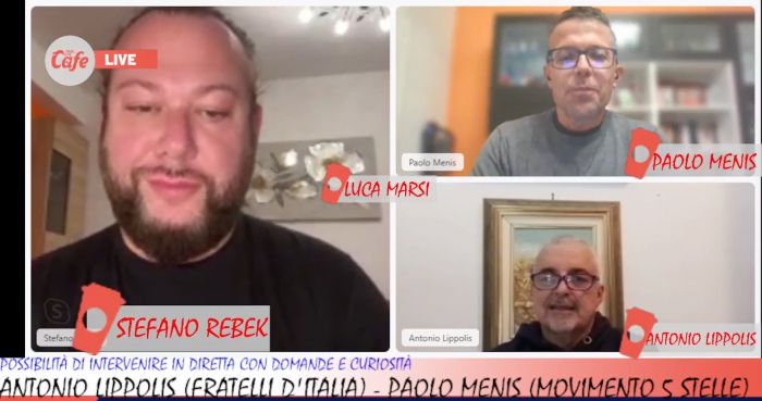 Sicurezza a Trieste: confronto acceso tra Paolo Menis (M5S) e Antonio Lippolis (FdI) a Trieste Cafe (VIDEO)