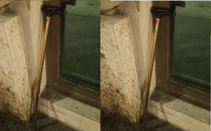 Appello per un bastone smarrito in via Carducci