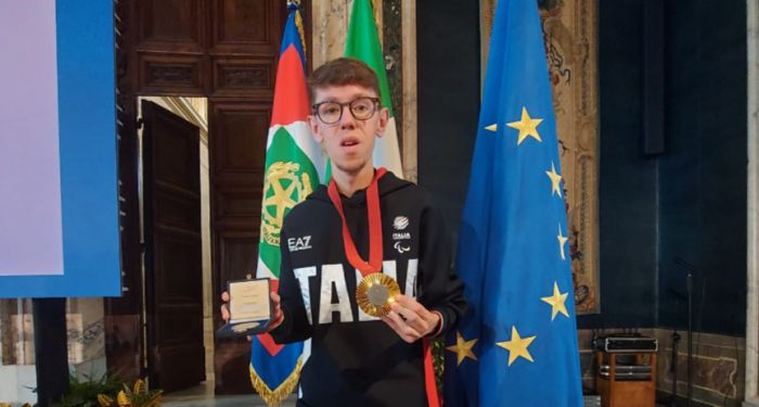 Emozione al Quirinale, Matteo Parenzan premiato a Matterella insieme ai campioni paralimpici