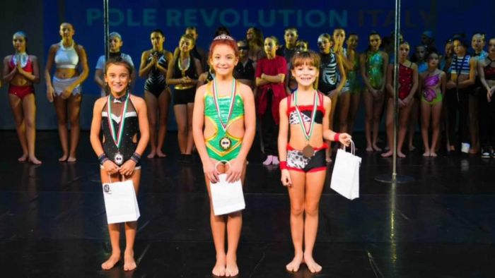 Due giovanissime triestine sul podio nazionale, Agnoletto e Tominich qualificate per il mondiale di Pole Art!!
