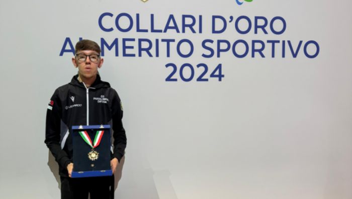 Matteo Parenzan, orgoglio triestino: secondo Collare d’Oro al merito sportivo a soli 21 anni!!