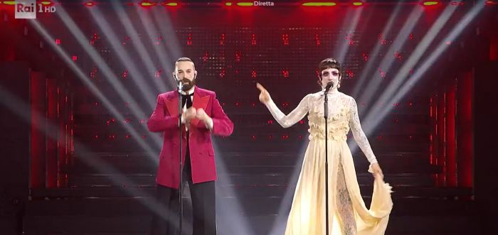 Sanremo: California dei Coma Cose in versione 'Sposa cadavere'