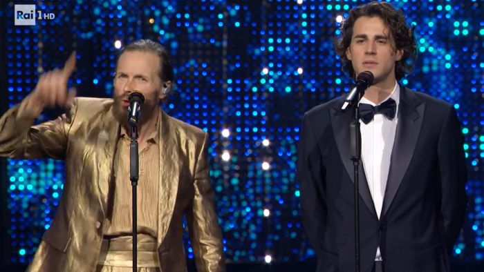  Sanremo: arriva Tamberi sul palco