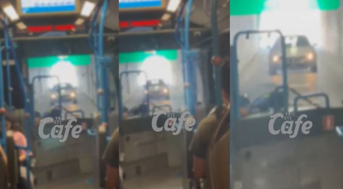 Paura domenicale in galleria a Muggia: auto contromano sfiora l’impatto frontale con un bus (VIDEO)