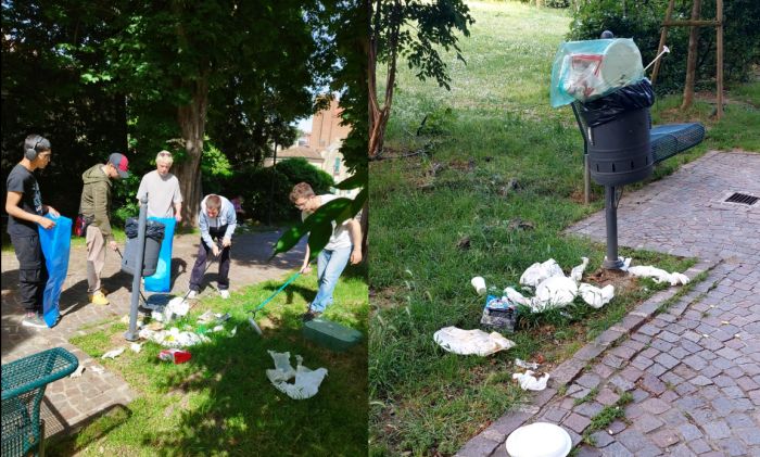 Trieste, degrado a villa Engelmann: giovani volontari in azione contro l'inciviltà