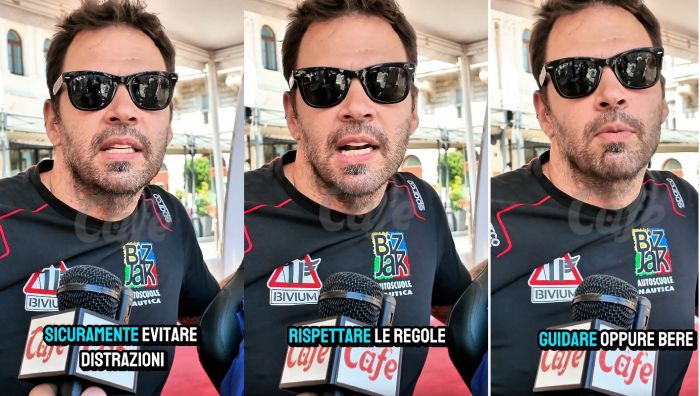 “Chi guida bene, vince”: 3 consigli di Bizjak per salvare la vita al volante, stand in piazza Unità (VIDEO)