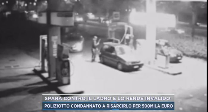 Mattino 5, «Spara al ladro e lo rende invalido: dopo 12 anni poliziotto rischia di dover pagare 480mila euro»