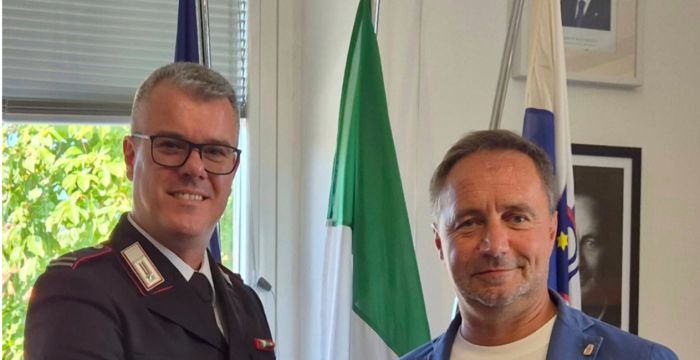 Duino dà il benvenuto al Maresciallo Isernia, nuovo comandante dei Carabinieri