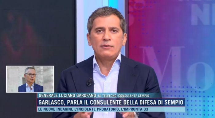Morning News, generale Garofano: “Traccia 33 non è di Sempio, impronte non giuridicamente utilizzabili”