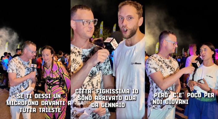 Dal Porto Vecchio un appello solenne: 'Trieste è Magnifica', ma i ragazzi chiedono futuro (VIDEO)