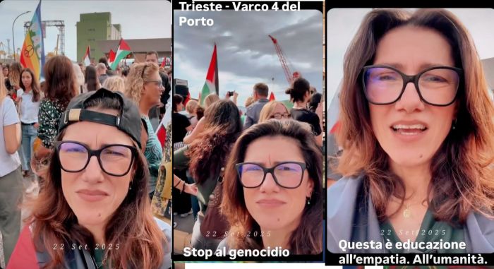 Elisa scende in campo: dalla musica al porto di Trieste, la cantante grida ‘Palestina libera’ (VIDEO)