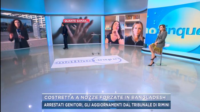 Mattino 5, il dramma della giovane: riportata in Bangladesh e costretta alle nozze