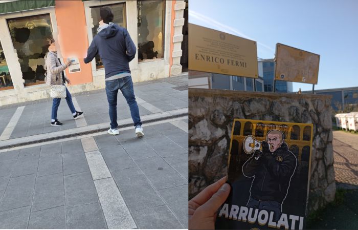 Fvg, volantinaggio di Forza Nuova: “Riprendiamo la nostra attività sul territorio”