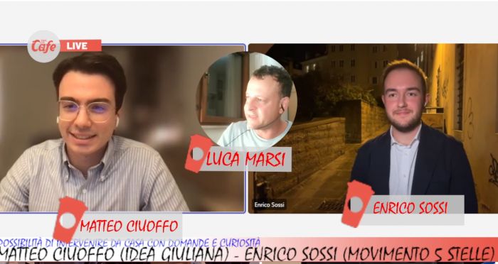 Sossi (M5S): “Senza casa i giovani scappano”, Ciuoffo (Idea Giuliana): “Progetti di coabitazione e nuove occasioni” (VIDEO)