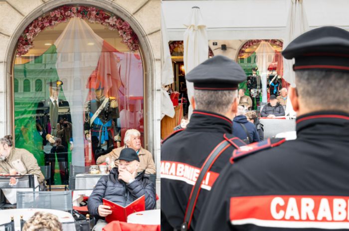 Trieste, allestite le vetrine dell’Arma dei Carabinieri per celebrare l’Unità Nazionale e le Forze Armate
