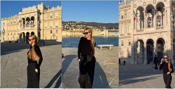 Trieste si ferma per Taylor Mega: la star dei social si innamora della città del vento e del mare 