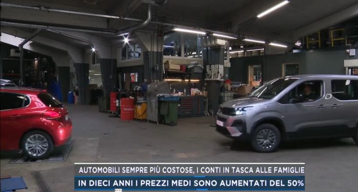 A Mattino 5 il caro-auto diventa emergenza: prezzi in salita e famiglie sempre più in difficoltà