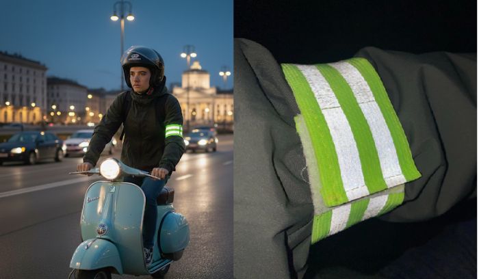 Trieste, un’idea semplice che può salvare vite: il bracciale catarifrangente per chi si muove in città